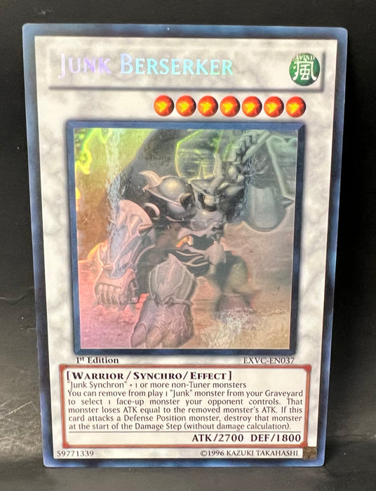 Junk Berserker (Ghost Rare) 1ST Edition - Extreme Victory (EXVC) - Near Mint