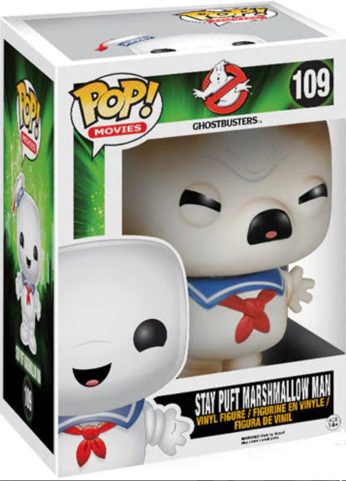 Ghost Busters: Stay Puft Marshmallow Man #109 (6 Inch) - In Box - Funko Pop