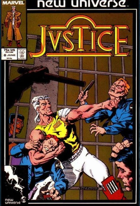 Justice #8 Direct Edition (1987)