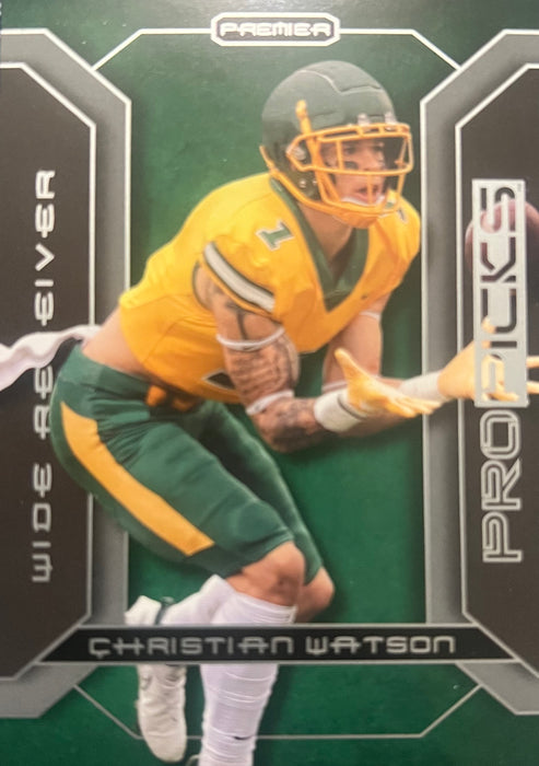 2022 Wild Card: Pro Picks: Christian Watson (Green - Silver) #PP-35