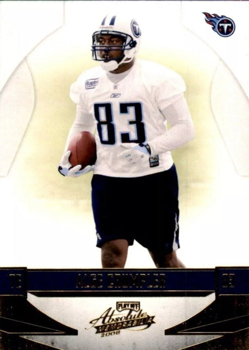 2008 Donross Playoff: Alge Crumpler (Gold) #143