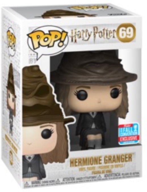 Funko Hermione Granger Sorting Hat Harry Potter 2018 Fall Convention Exclusive