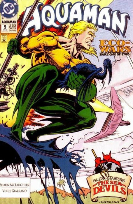 Aquaman #9 Direct Edition (1992)