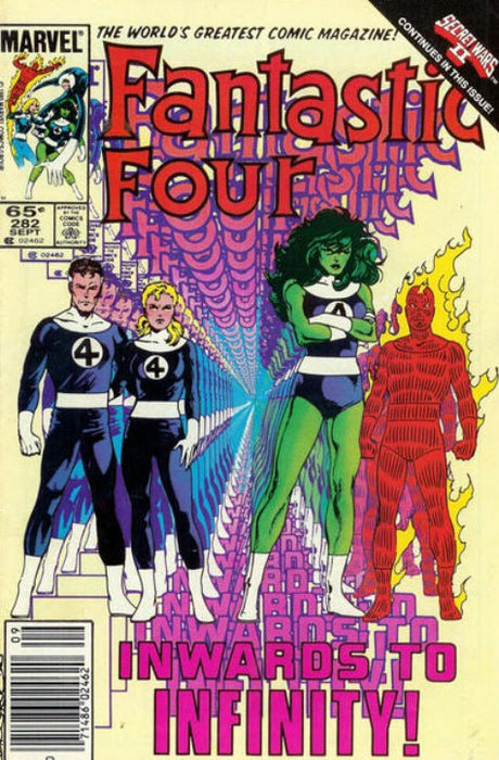 Fantastic Four #282 Newsstand Edition (1985)