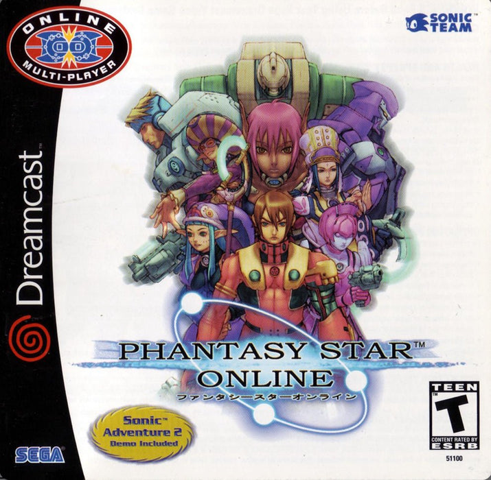 Phantasy Star Online                       Sega Dreamcast