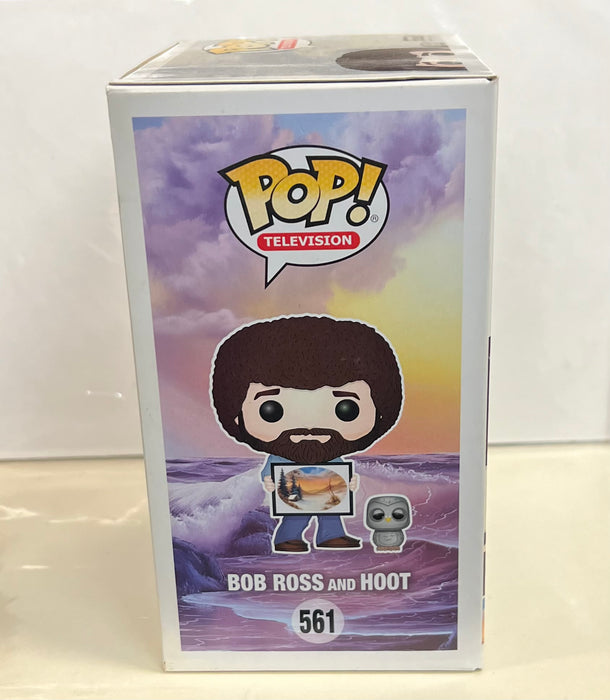 Bob Ross: Bob Ross And Hoot #561 (Chase) - With Box - Funko Pop