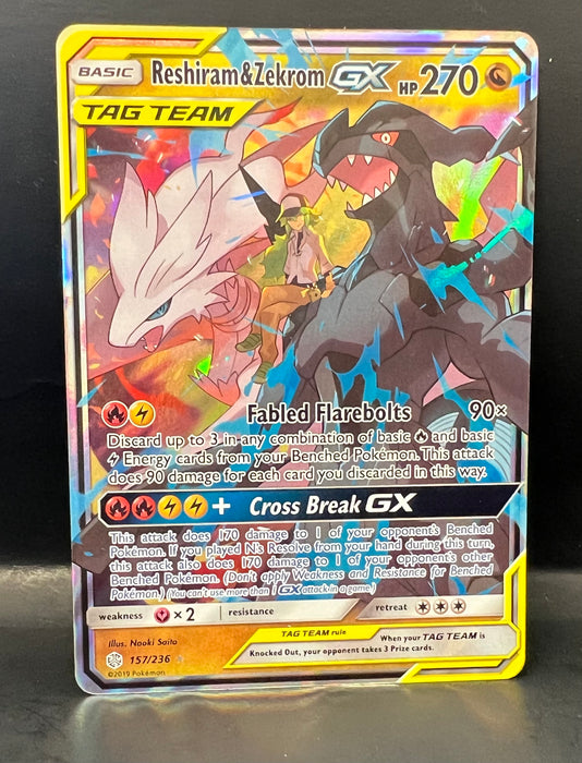 Reshiram & Zekrom GX - SM - Cosmic Eclipse (SM12) - Mint