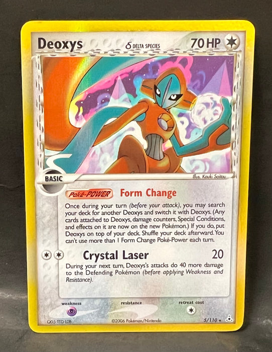 Deoxys 5/110 (Delta Species - Normal Forme) - Holon Phantoms (HP) - Near Mint