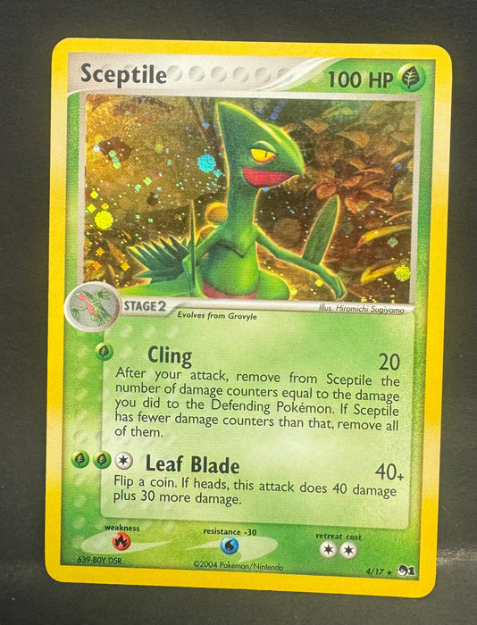 Sceptile 4/17 - POP Series 1 (POP) - Lightly Played