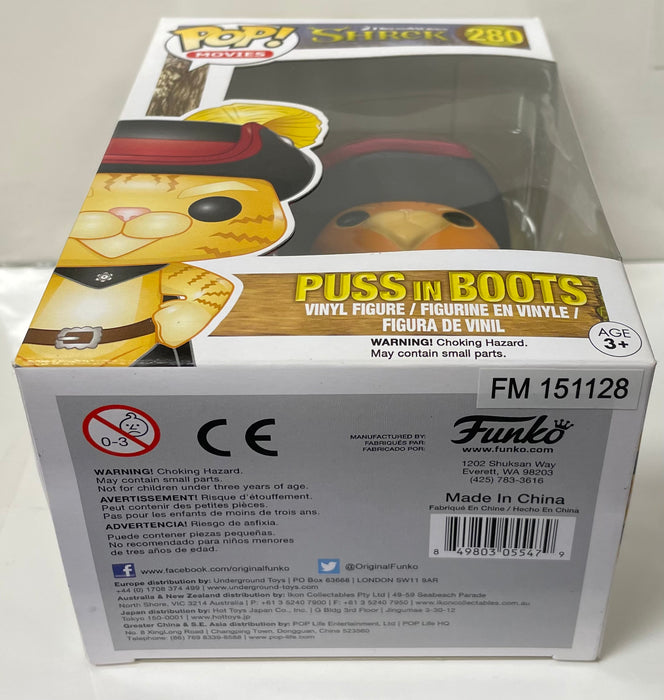 Dreamworks Shrek: Puss In Boots #280 - In Box - Funko Pop