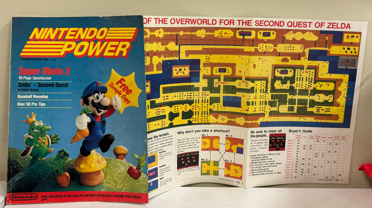 (Volume 1) Super Mario Bros. 2 Nintendo Power (With Poster)