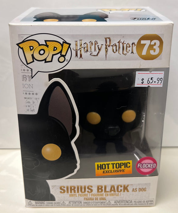 Harry Potter: Sirius Black As Dog #73 (Flocked) (Hot Topic Exclusive) - With Box - Funko Pop