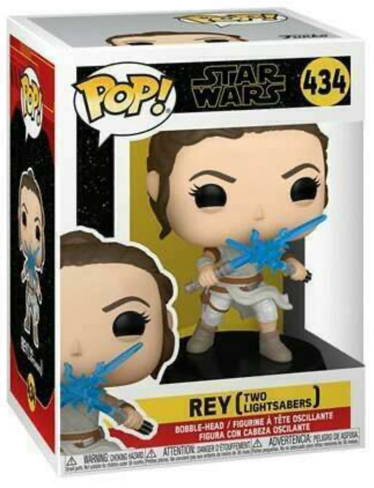 Star Wars: Rey (Two Lightsabers) #434 - In Box - Funko Pop