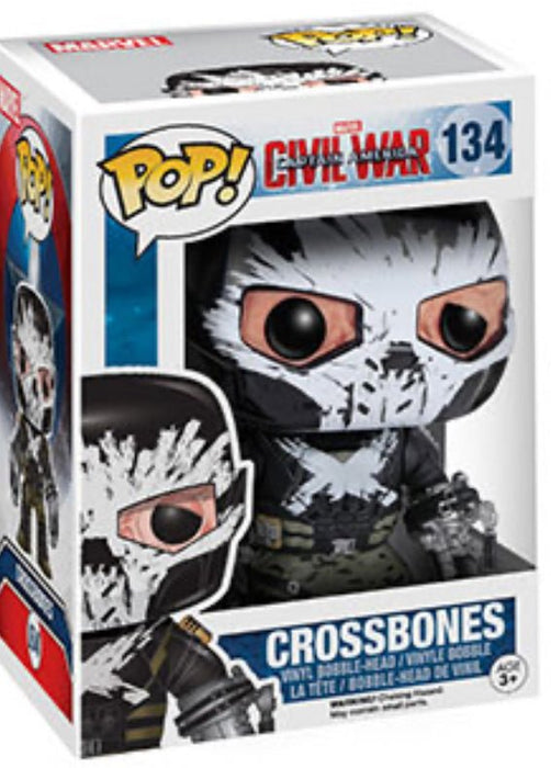 Marvel Civil War: Crossbones #134 - With Box - Funko Pop