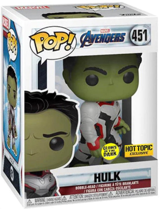 Marvel Avengers: Hulk #451 (Glows In The Dark) (Hot Topic Exclusive) - With Box - Funko Pop