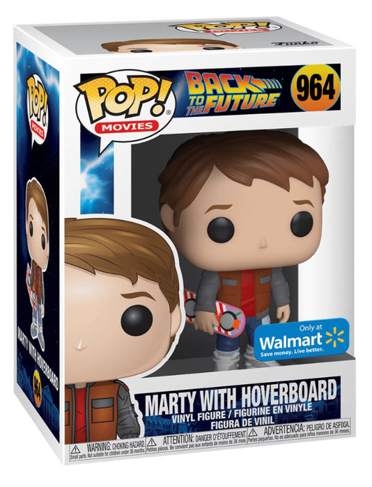 Back To The Future: Marty With Hoverboard #964 (Walmart Exclusive) - With Box - Funko Pop