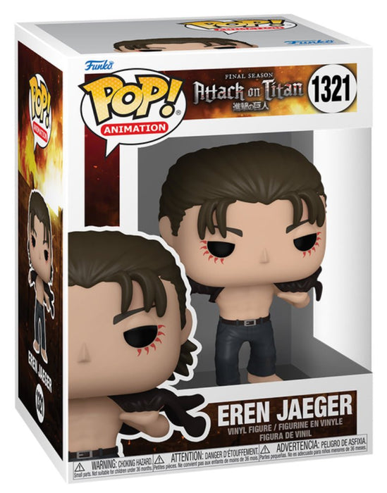 Attack On Titan: Eren Jaeger #1321  - With Box - Funko Pop