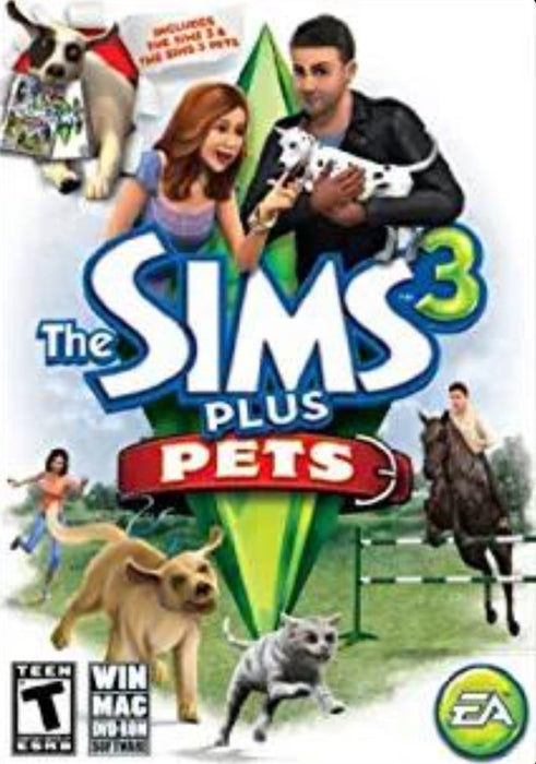 The Sims 3 Plus Pets - (CIB) (PC)