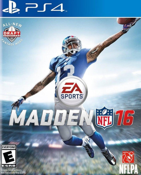 Madden NFL 16                           PlayStation 4