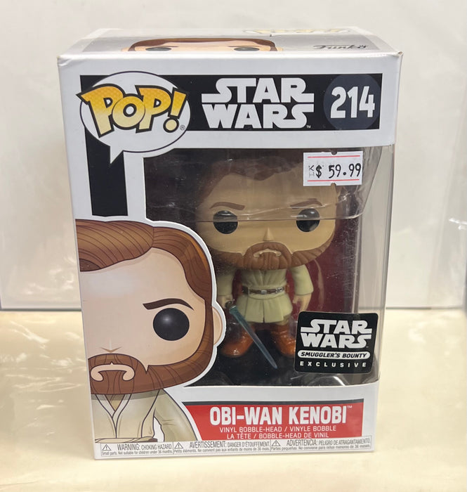 Star Wars: Obi-Wan Kenobi #214 (Star Wars Smuggler’s Bounty Exclusive) - With Box - Funko Pop