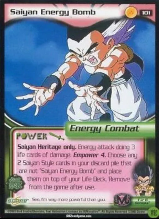 Saiyan Energy Bomb #101 - 2003 Dragon Ball Z: Score