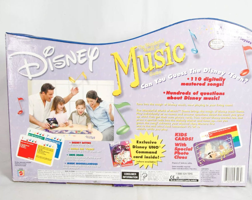 Disney: The Wonderful World of Music Electronic (2002) - Pre-Owned - Board Games