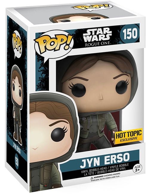 Star Wars Rogue One: Jyn Erso #150 (Hot Topic Exclusive) - In Box - Funko Pop