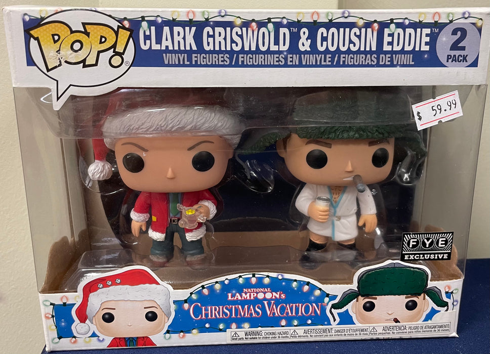 Christmas Vacation: Clark Griswold & Cousin Eddie (FYE Exclusive) - With Box - Funko Pop