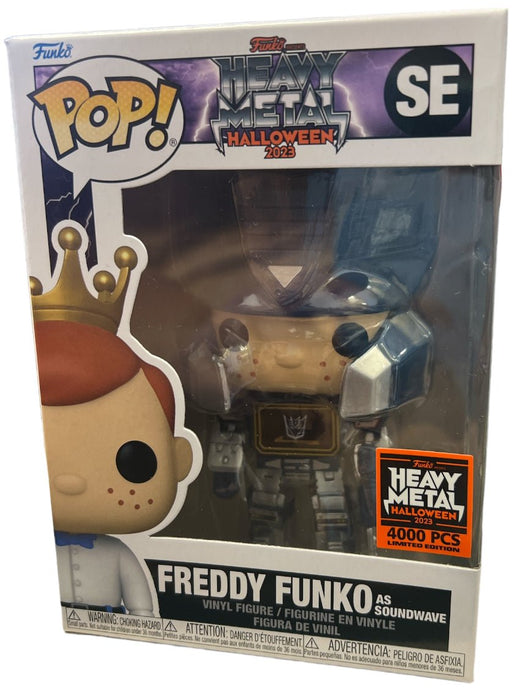 Heavy Metal Halloween 2023: Freddy Funko As Soundwave (Heavy Metal Halloween 2023 4000 PCS) - In Box - Funko Pop