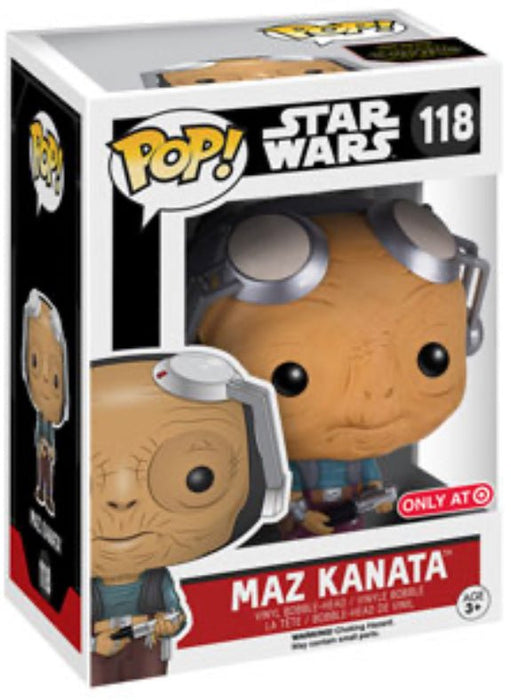 Star Wars: Maz Kanata #118 (Target Exclusive) - In Box - Funko Pop