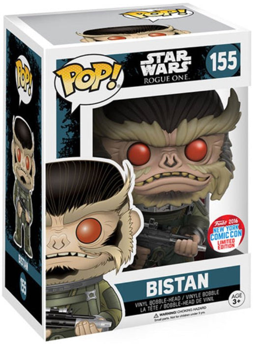 Star Wars Rogue One: Bistan #155 (New York Comic Con 2016 Exclusive) - In Box - Funko Pop