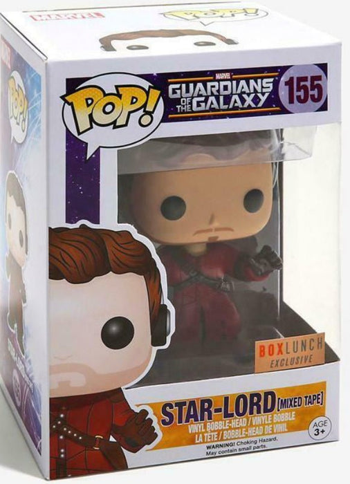 Marvel Guardians Of The Galaxy: Star-Lord (Mix-Tape) #155 (Box Lunch Exclusive) - With Box - Funko Pop