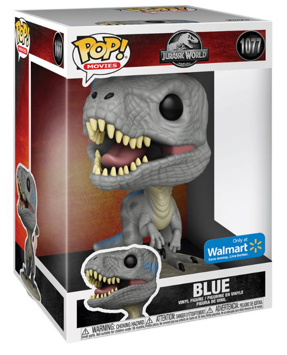 Jurassic World: Blue #1077 (Jumbo) (Walmart Exclusive) - With Box - Funko Pop