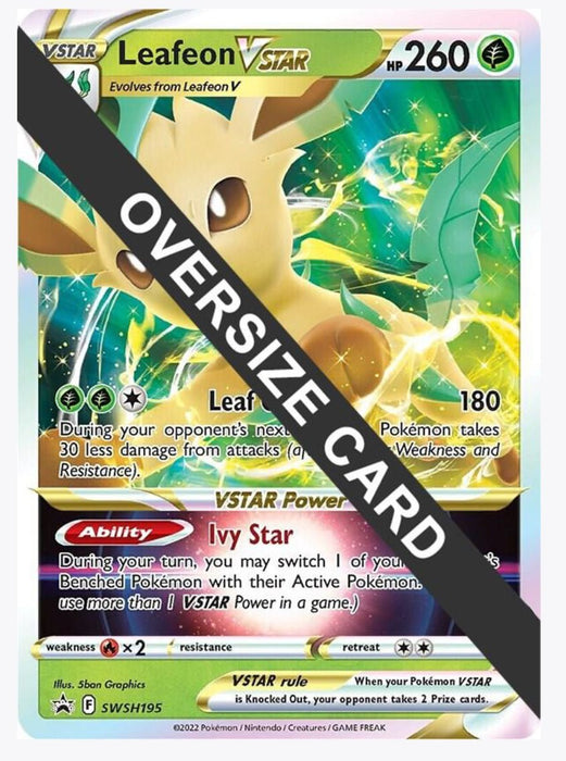 Leafeon VSTAR - SWSH195 - Jumbo Cards (PR)