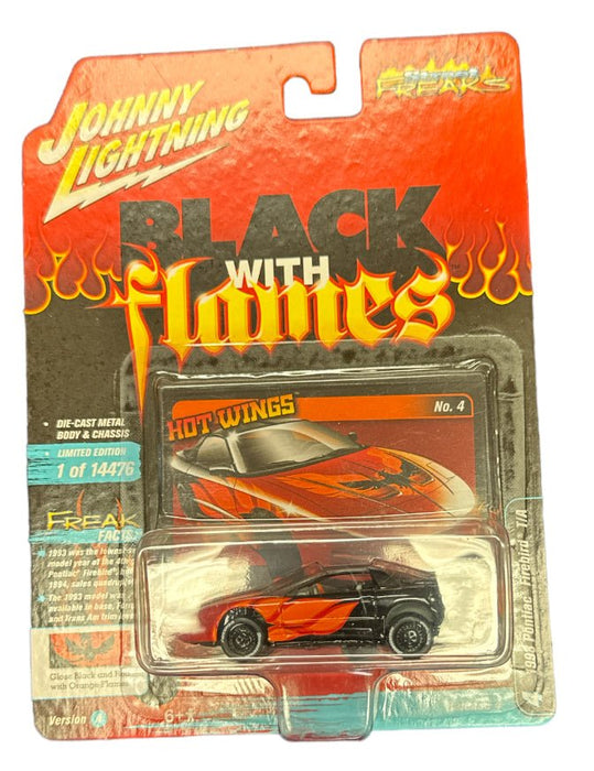 Johnny Lightning: Black With Flames - 1993 Pontiac Firebird T/A - New - Toys And Collectibles