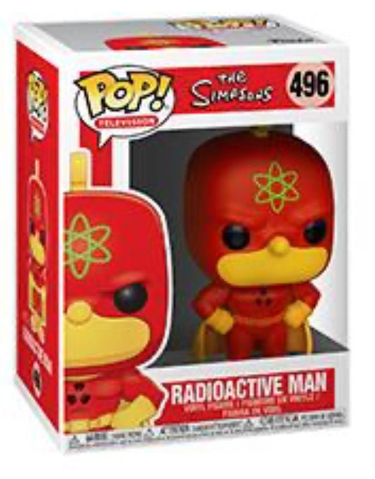 The Simpsons: Radioactive Man #496 - In Box - Funko Pop