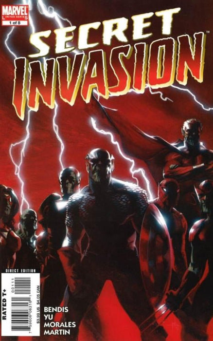 Secret Invasion #1 Gabriele Dell'Otto Cover (2008) - 9.8 Near Mint