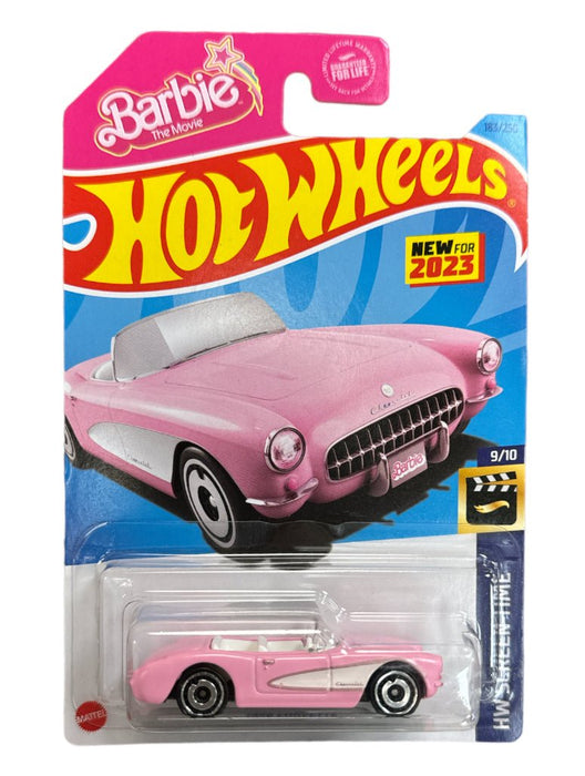 Hot Wheels: Barbie 1956 Corvette 9/10 - New - Toys And Collectibles