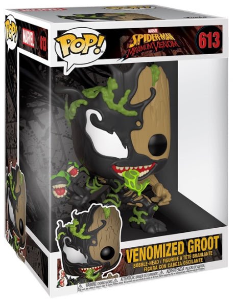 Marvel Spiderman Maximum Venom: Venomized Groot #613 (Jumbo)- With Box - Funko Pop