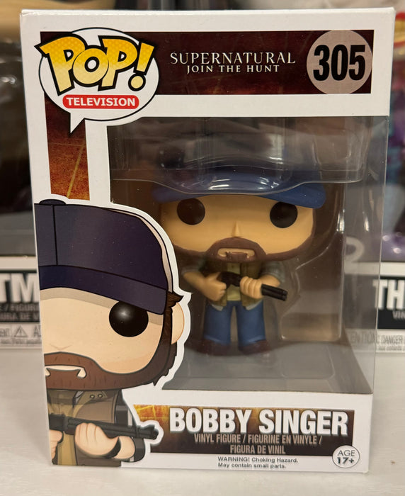 Supernatural: Bobby Singer #305 - With Box - Funko Pop