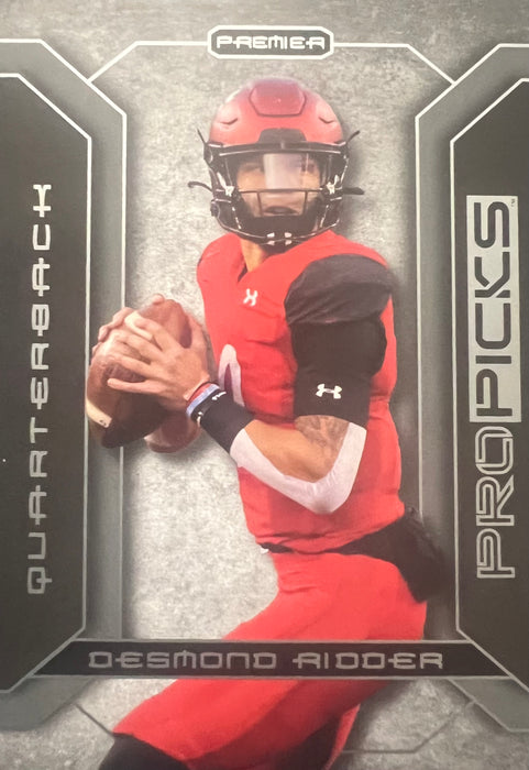 2022 Wild Card: Pro Picks: Desmond Ridder (Gray - Silver) #PP-2