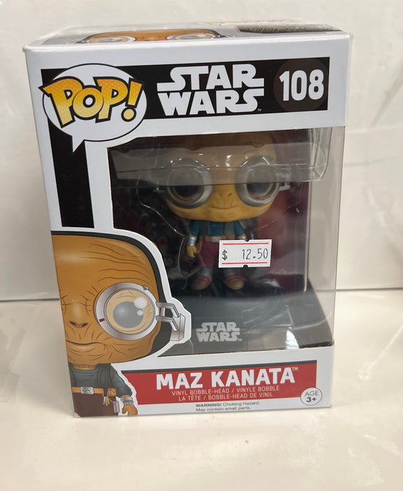 Star Wars: Maz Kanata #108 - With Box - Funko Pop