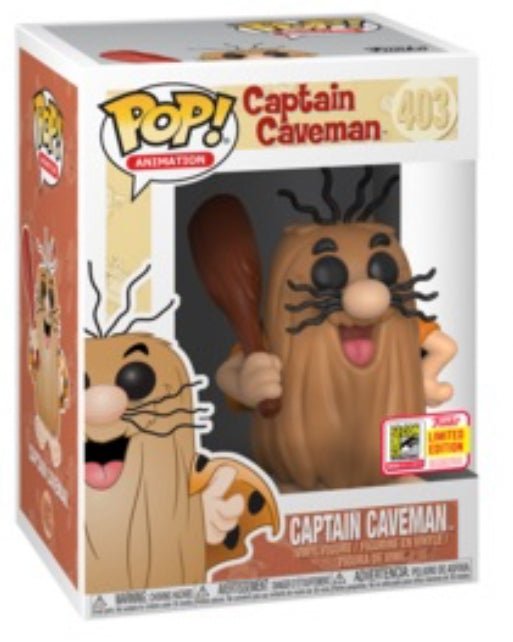 Captain Caveman: Captain Caveman #403 (2018 San Diego Comic Con Exclusive) - With Box - Funko Pop