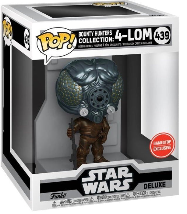 Star Wars: Bounty Hunters Collection: 4-LOM #439 (GameStop Exclusive) - In Box - Funko Pop