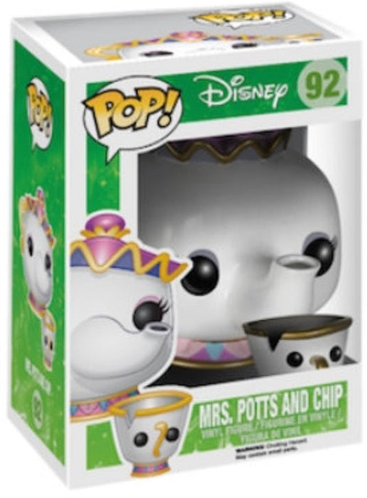 Disney: Mrs. Potts & Chip #92 - With Box - Funko Pop