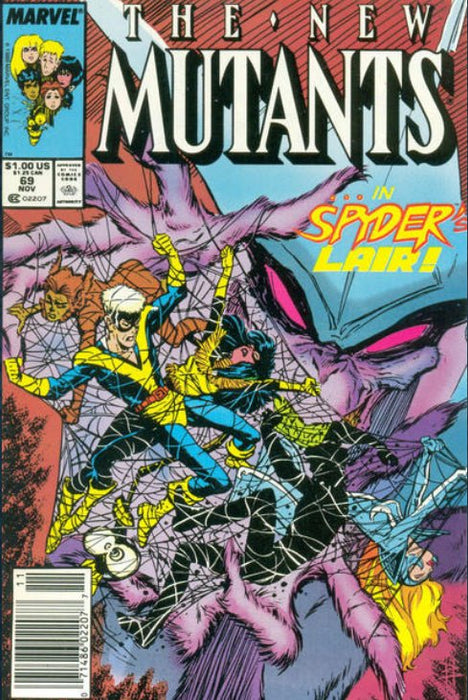 The New Mutants #69 Newsstand Edition (1988)