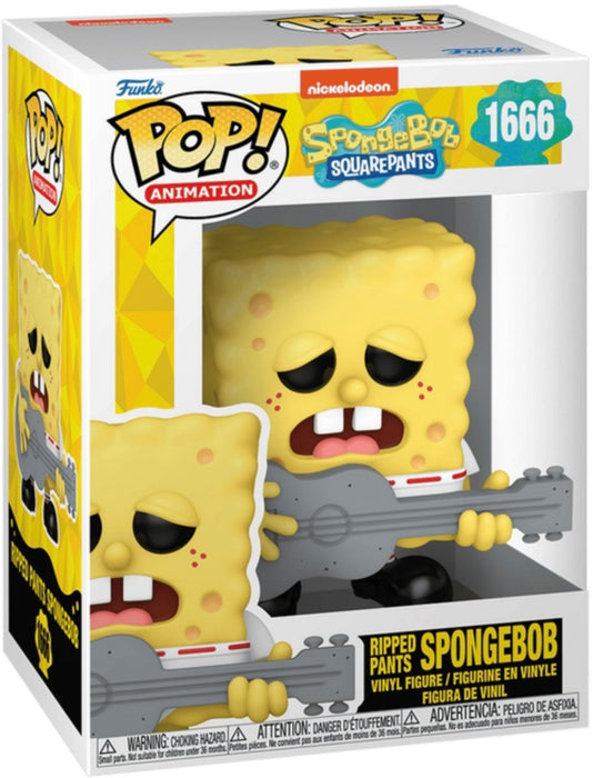 SpongeBob SquarePants: Ripped Pants Spongebob #1666 - With Box - Funko Pop