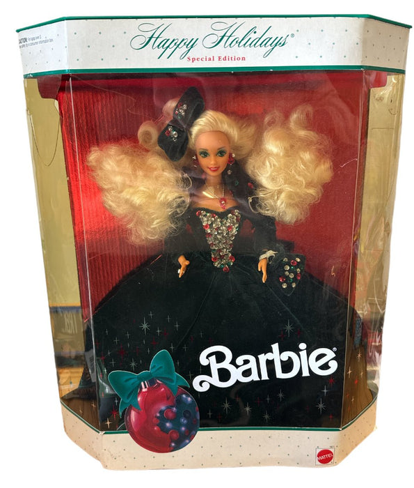 Happy Holidays Barbie Green Velvet (Special Edition) - In Box - Toys And Collectibles