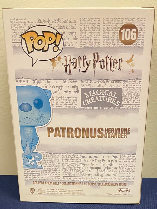 Harry Potter: Patronus Hermione Granger #106 - With Box - Funko Pop