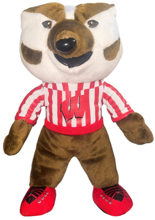 Bleached Creatures: University Of Wisconsin Mascot Bucky Badger 10” Plush - Pre-Owned - Toys